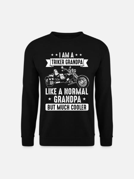 Triker grand-père comme un grand-père ordinaire mais plus cool - Sweat-shirt Unisexe - noir