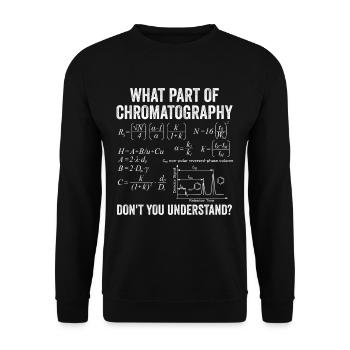 High Performance Liquid Chromatography Equation - Unisex Sweatshirt - black - Front - Alina (178cm) & Michal (187cm)