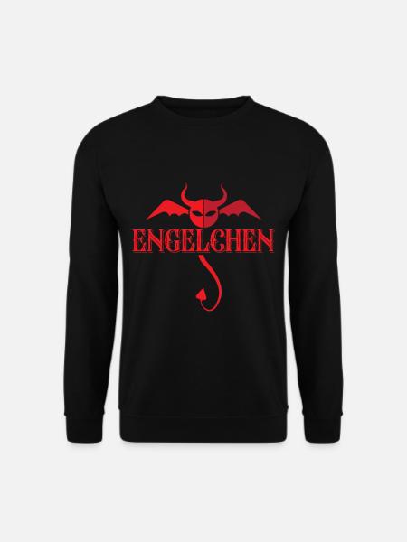 Angel Devil Costume Halloween - Unisex Sweatshirt - black