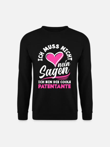 Patentante - Unisex Pullover - Schwarz