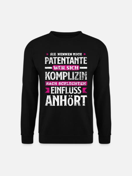 Patentante Komplizin Geschenk - Unisex Pullover - Schwarz