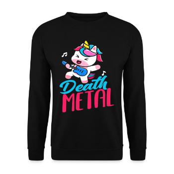 Death metal - Sweat-shirt Unisexe - noir - Devant - Alina (178cm) & Michal (187cm)