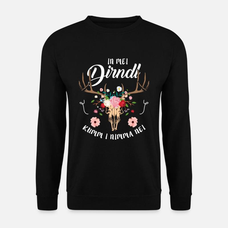 In Mei Dirndl Kumm I Nimma Nei Dirndl Ersatz - Unisex Pullover - Schwarz