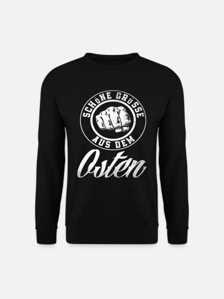 Ossi Ostdeutscher Ostdeutschland Sachse - Unisex Pullover - Schwarz