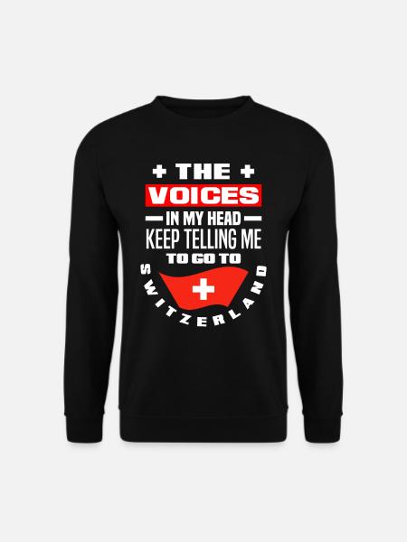 Switzerland Voices Emigration - Unisex Sweatshirt - black
