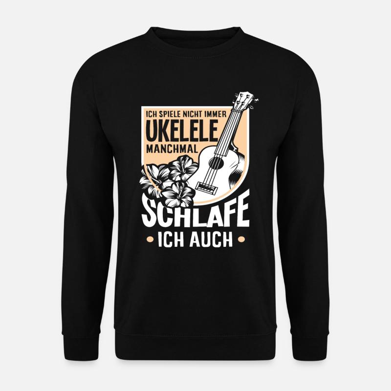 Ukulele - Unisex Pullover - Schwarz