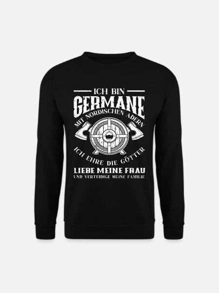 Wikinger Germane - Unisex Pullover - Schwarz