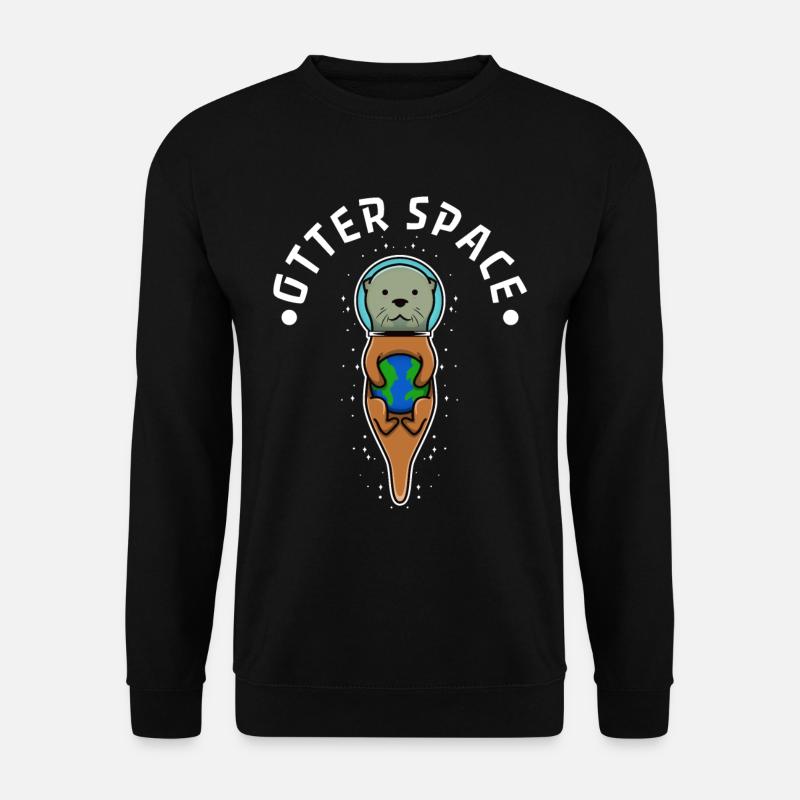 Otter space - Unisex Pullover - Schwarz