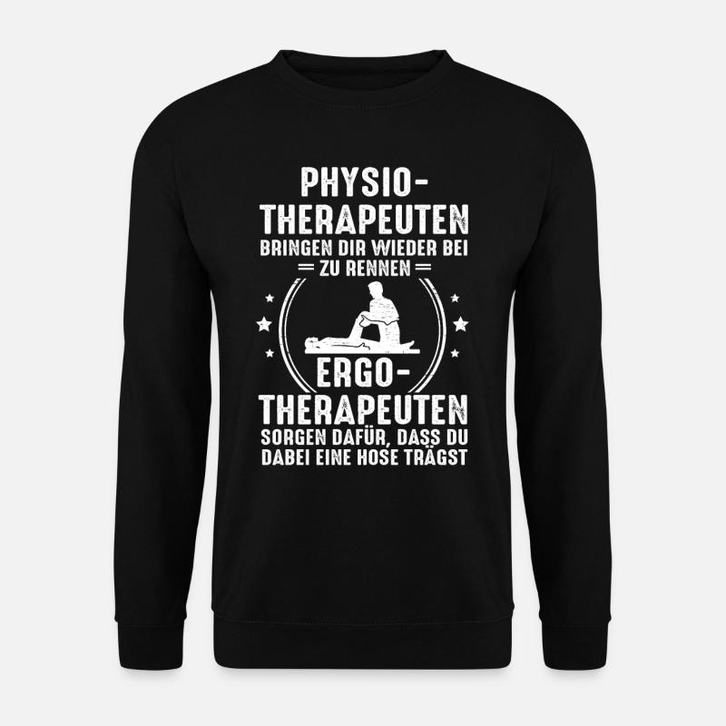 Physio Therapeuten Rennen Ergo Therapeuten Hose - Unisex Pullover - Schwarz