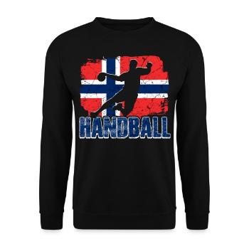 Handball Norvège - Sweat-shirt Unisexe - noir - Devant - Alina (178cm) & Michal (187cm)