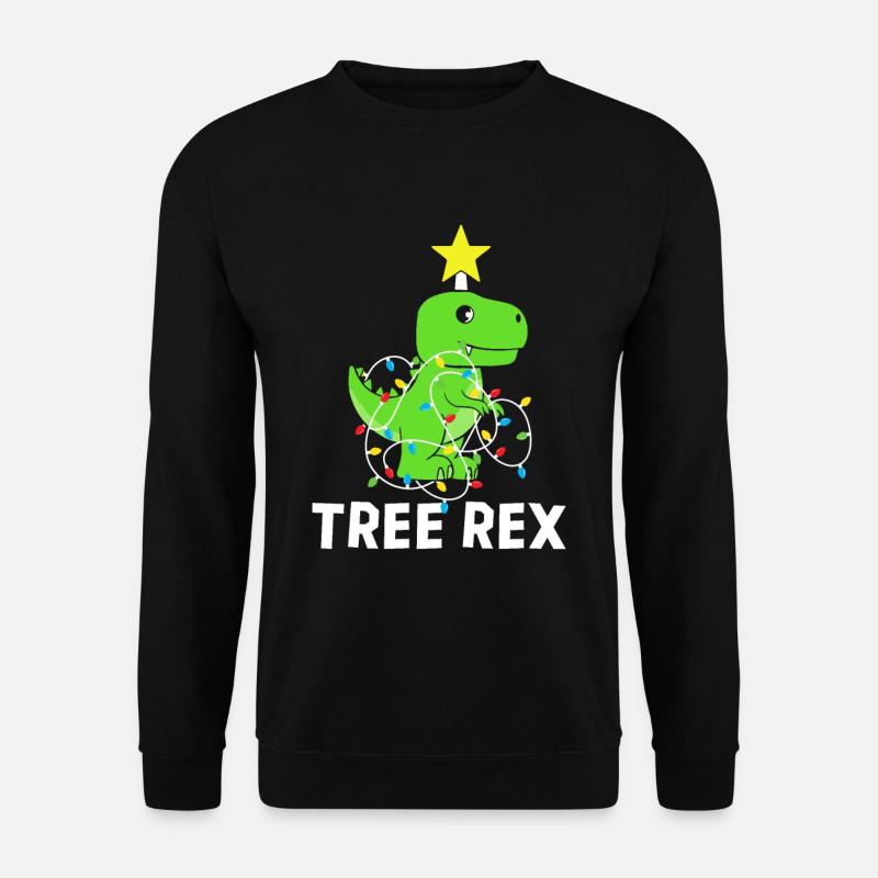 Tree Rex - Unisex Pullover - Schwarz
