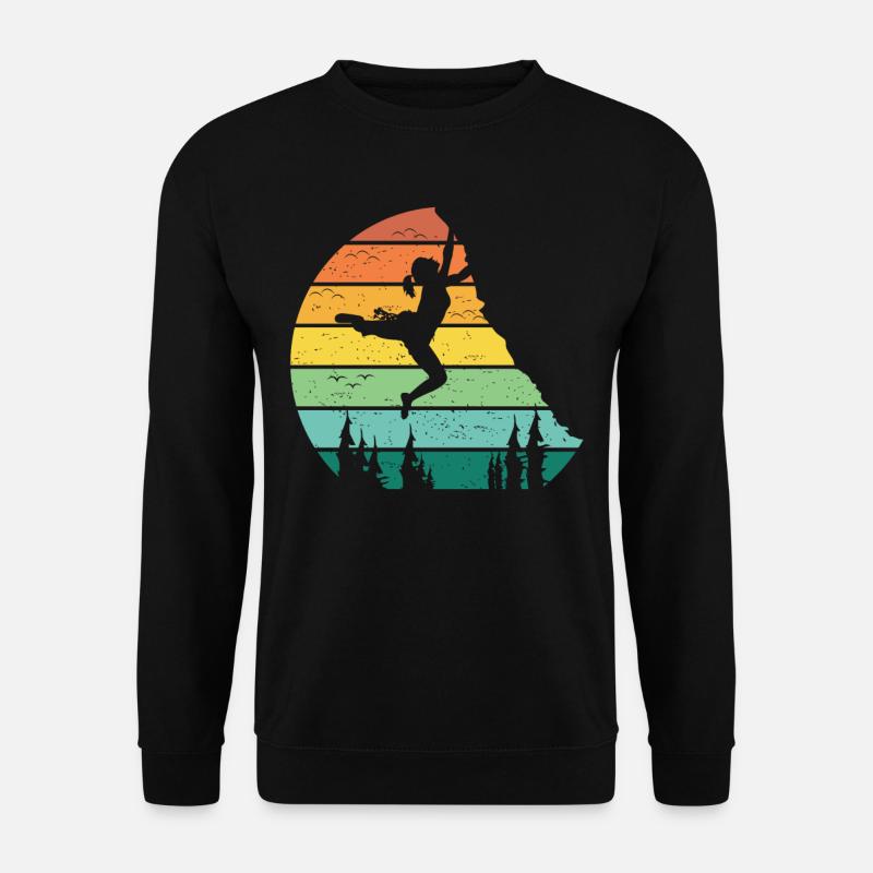 Bouldering Athlete - Unisex Sweatshirt - black