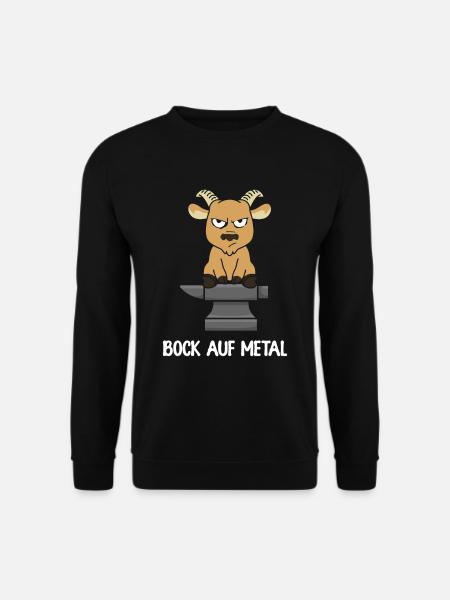 Bock Auf Metal - Unisex Pullover - Schwarz
