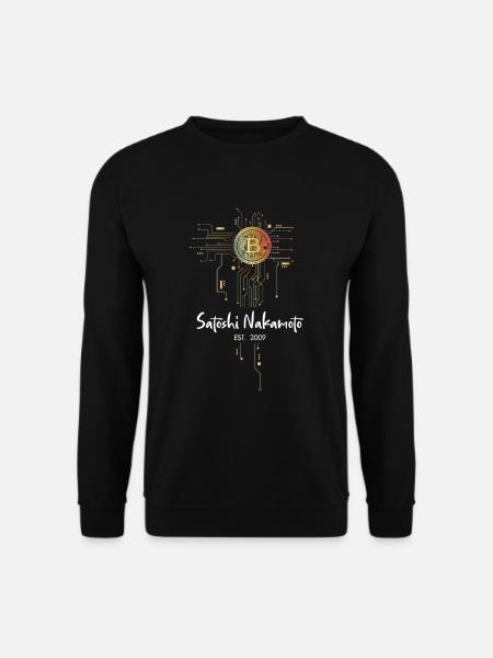 Satoshi Nakamoto Bitcoin - Unisex Pullover - Schwarz