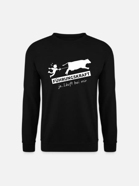 Führungskraft Kuh - Unisex Pullover - Schwarz