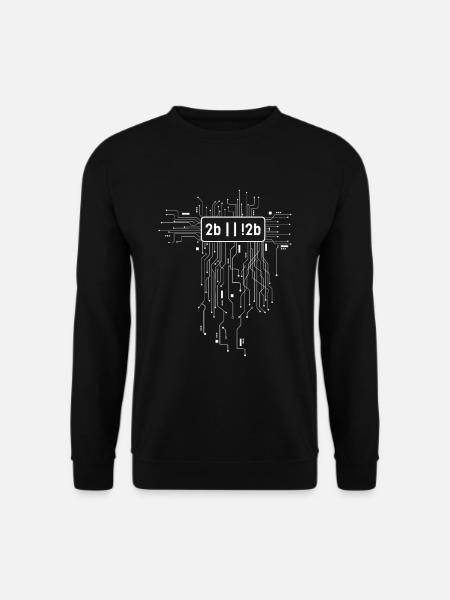 2B Or Not 2B für IT Netzwerk Administrator - Unisex Pullover - Schwarz