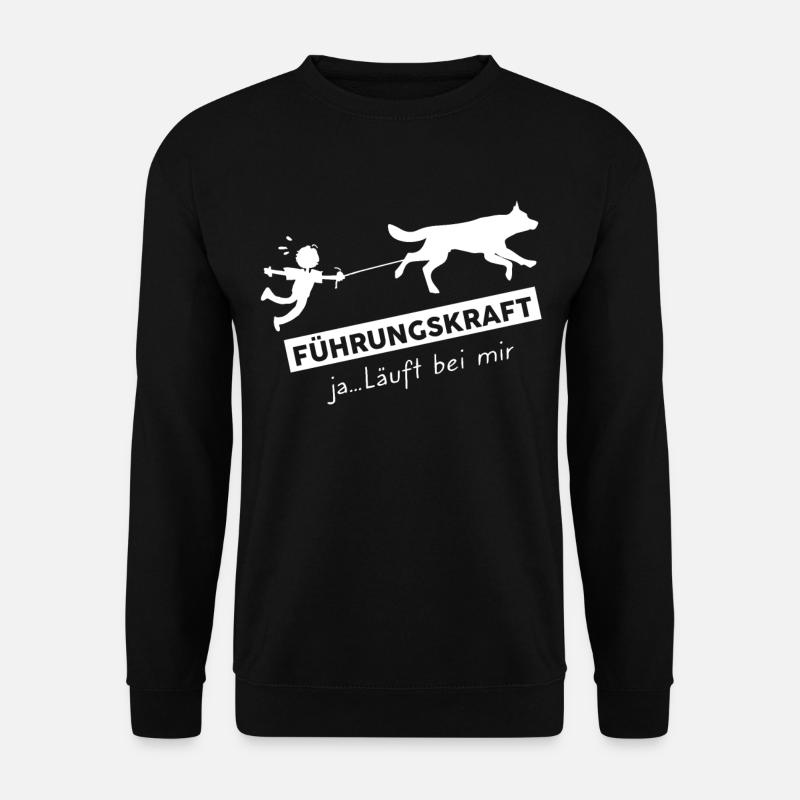 Hunde Führungskraft - Unisex Pullover - Schwarz