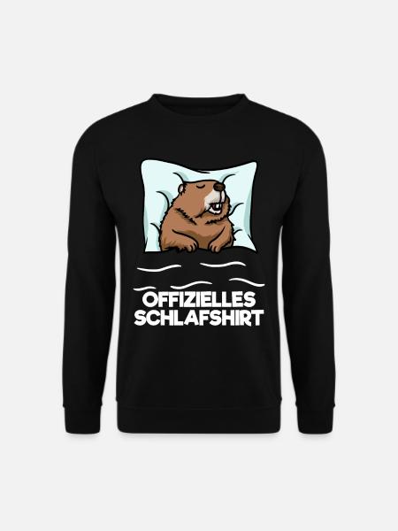 Offizielles Schlafshirt Bieber Nachthemd Schlaf - Unisex Pullover - Schwarz
