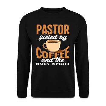 Pasteur Amateur de café Saint- - Sweat-shirt Unisexe - noir - Devant - Alina (178cm) & Michal (187cm)