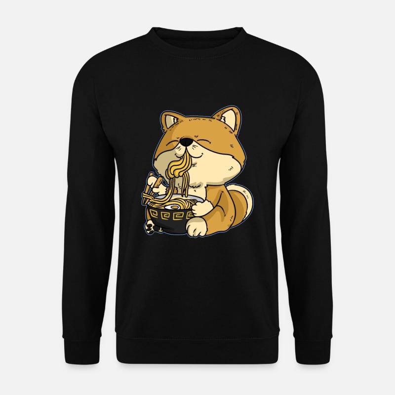 Ramen Dog Asiatisch Japan Hund Shiba inu - Unisex Pullover - Schwarz