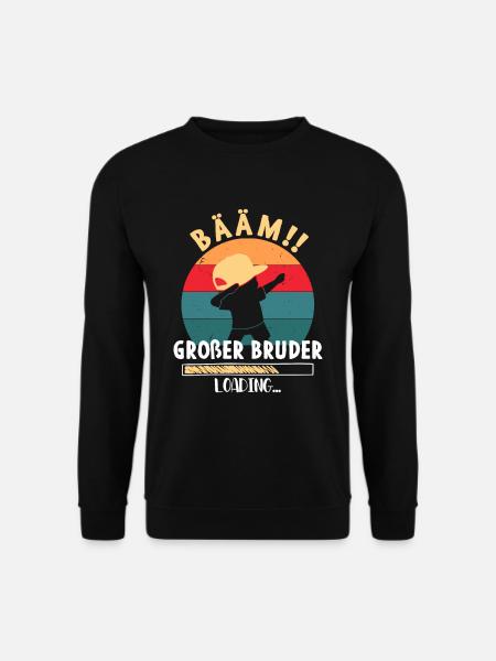Bääm! Großer Bruder Loading Dabbing Junge - Unisex Pullover - Schwarz