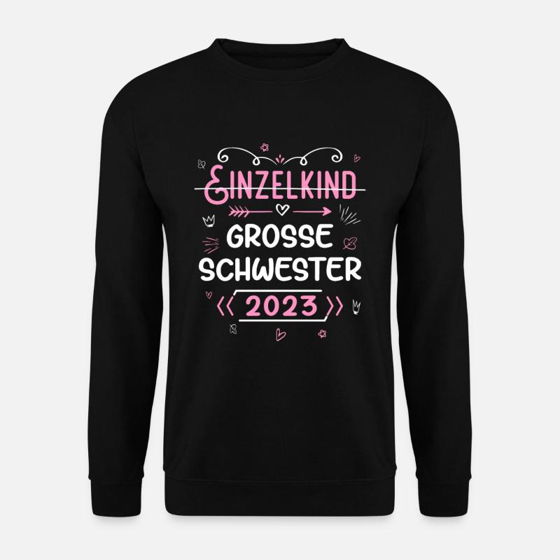 Große Schwester 2023 - Unisex Pullover - Schwarz