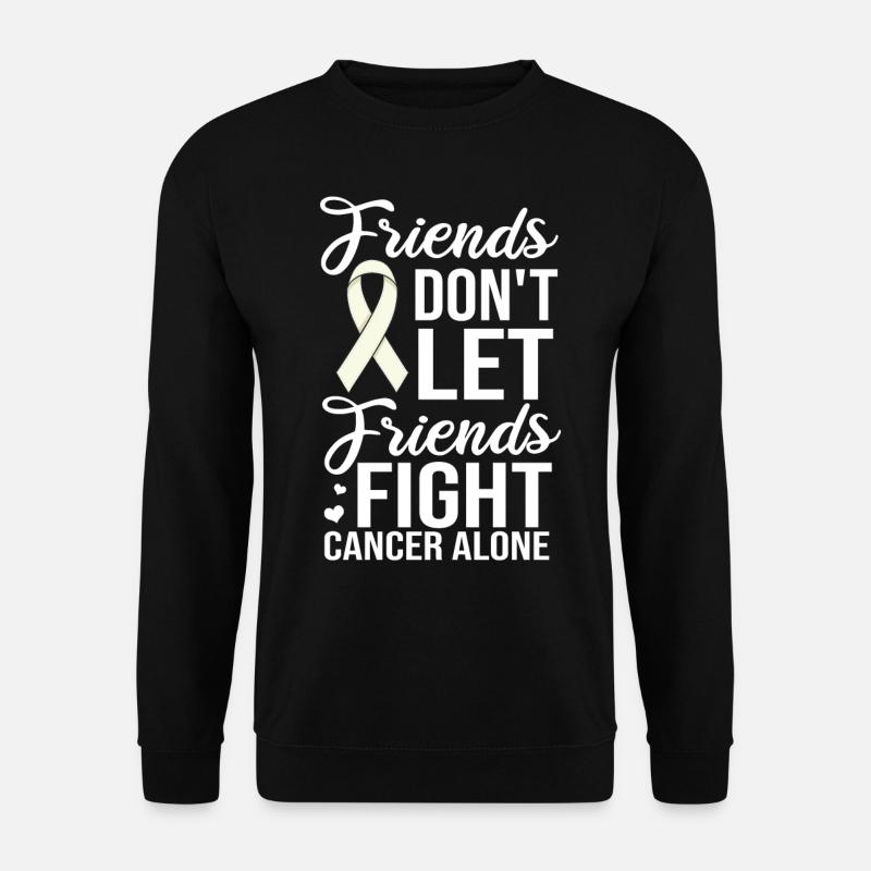 Lungenkrebs Bronchialkarzinom Krebs Lungenkarzinom - Unisex Pullover - Schwarz