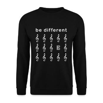 Alto Key Different Viola Bassiste - Sweat-shirt Unisexe - noir - Devant - Alina (178cm) & Michal (187cm)