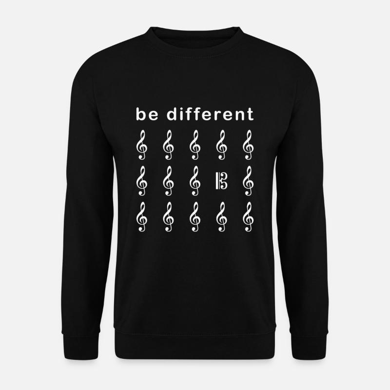 Altschlüssel Different Bratsche Bass Bassist - Unisex Pullover - Schwarz
