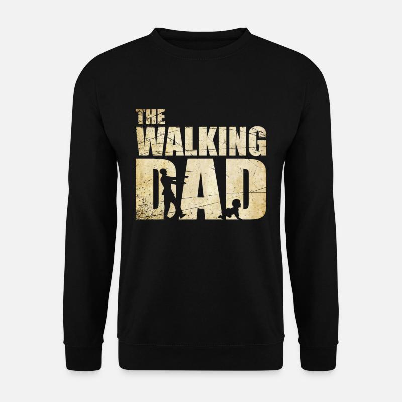 The Walking Dad Vatertag Herren - Unisex Pullover - Schwarz