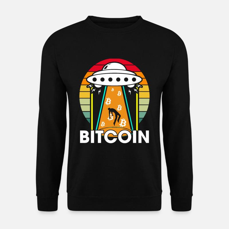 Bitcoin Alien - Unisex Sweatshirt - black