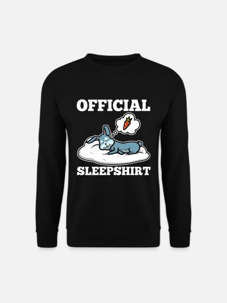 Official sleepshirt hase - Unisex Pullover - Schwarz