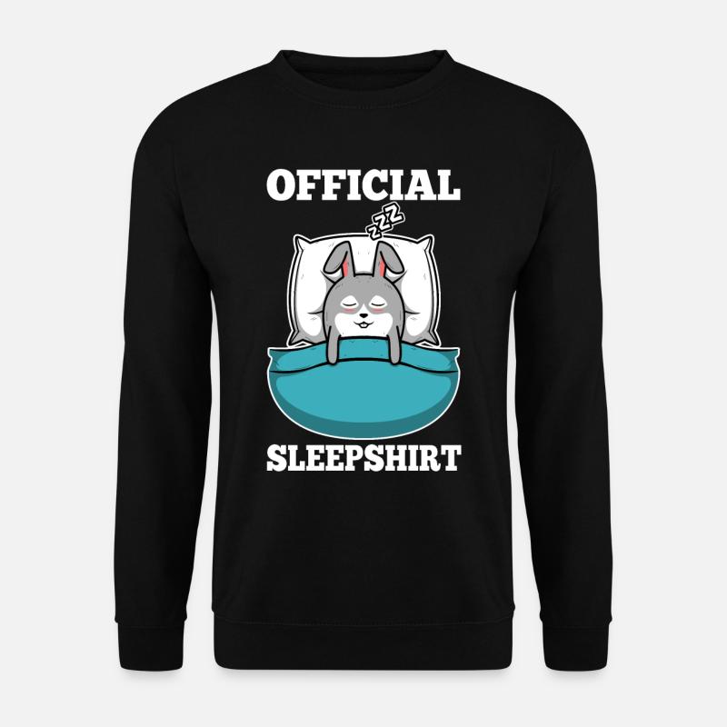 Official sleepshirt hase - Unisex Pullover - Schwarz