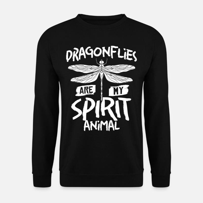 Libellules Flying Insect Citations Entomologiste - Sweat-shirt Unisexe - noir