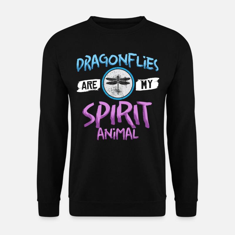 Libellules Flying Insect Citations Entomologiste - Sweat-shirt Unisexe - noir