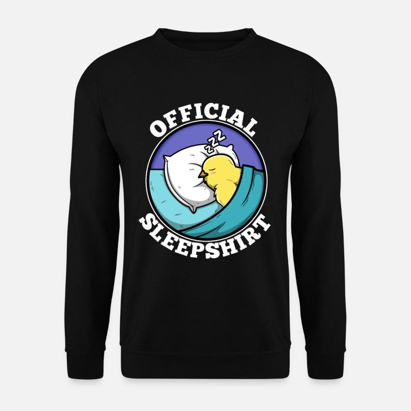 Official sleepshirt Huhn - Unisex Pullover - Schwarz