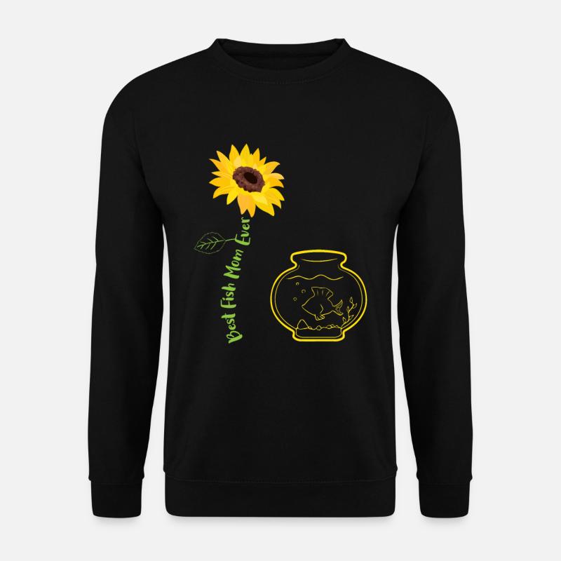 Best Fish Mom Ever - Unisex Sweatshirt - black