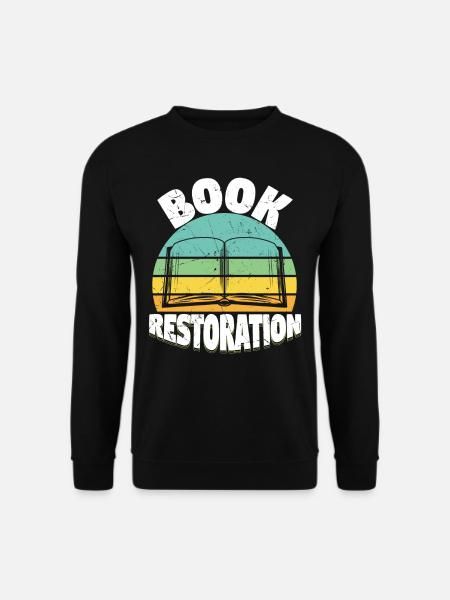 Book Restoration Book-Binding - Unisex Sweatshirt - black