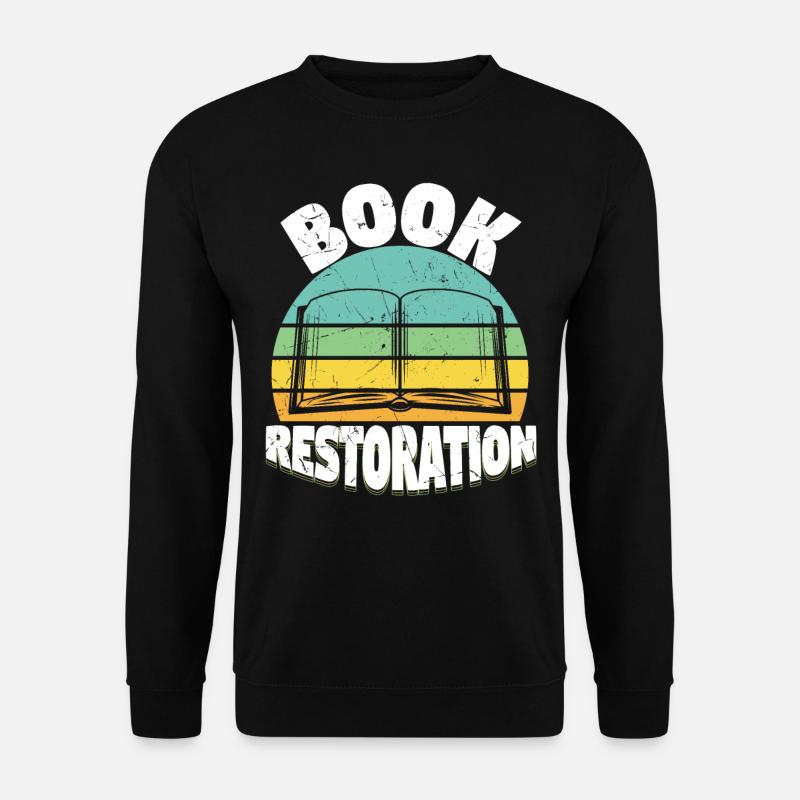 Book Restoration Book-Binding - Unisex Sweatshirt - black