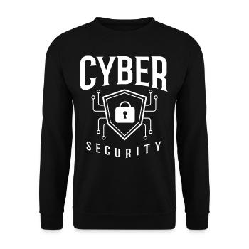 Informations sur la cybersécurité Ordinateur Sicherheit - Sweat-shirt Unisexe - noir - Devant - Alina (178cm) & Michal (187cm)