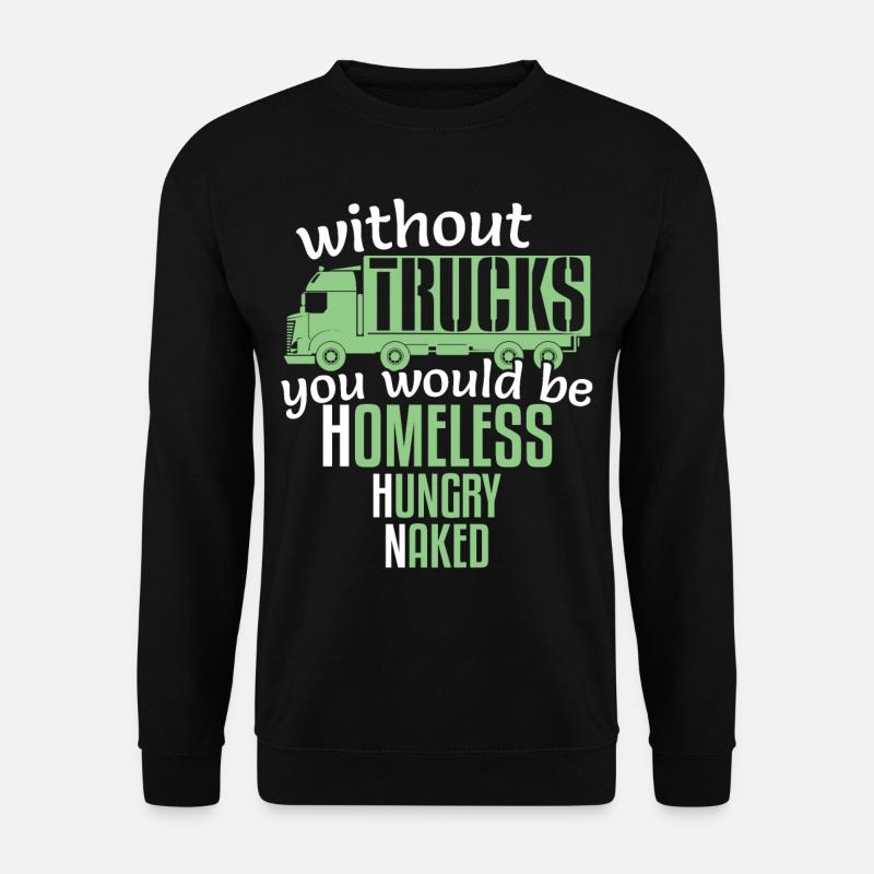 Without Trucks Homeless Hungry - Unisex Sweatshirt - black
