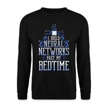 Datenwissenschaftler Data Science Wissenschaft - Unisex Pullover - Schwarz - Vorne - Alina (178cm) & Michal (187cm)