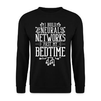 Datenwissenschaftler Data Science Wissenschaft - Unisex Pullover - Schwarz - Vorne - Alina (178cm) & Michal (187cm)