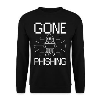 Ethical Hacker Security Computer Hacking - Unisex Sweatshirt - black - Front - Alina (178cm) & Michal (187cm)