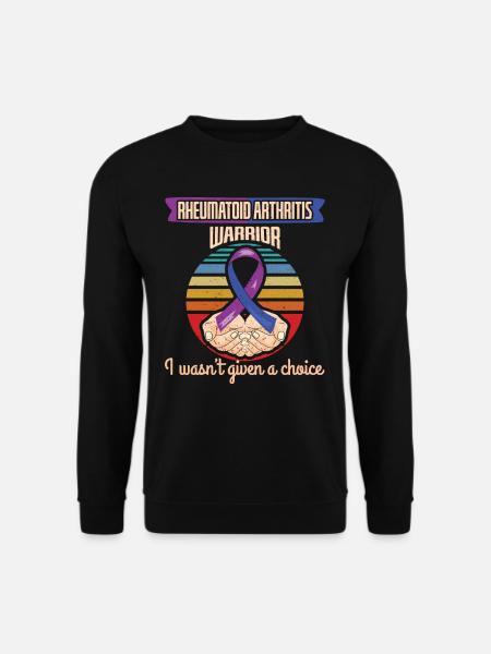 Rheumatoid Arthritis Warrior - Unisex Sweatshirt - black