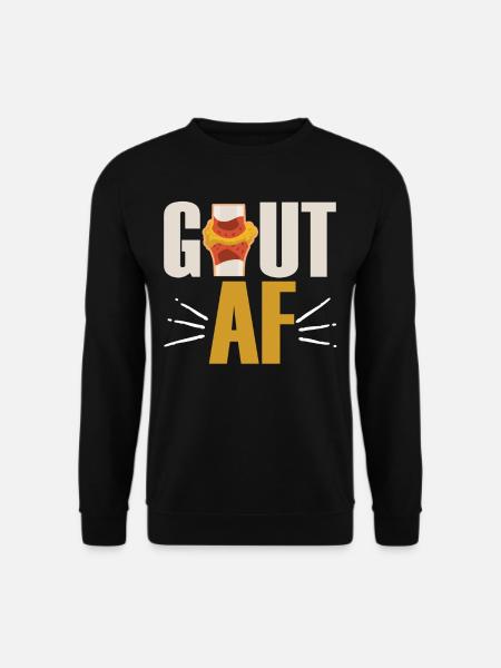 Gout AF Arthritis Awareness - Unisex Sweatshirt - black