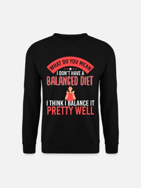 Balanced Died Handling - Unisex Sweatshirt - black