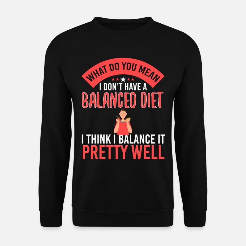 Balanced Died Handling - Unisex Sweatshirt - black