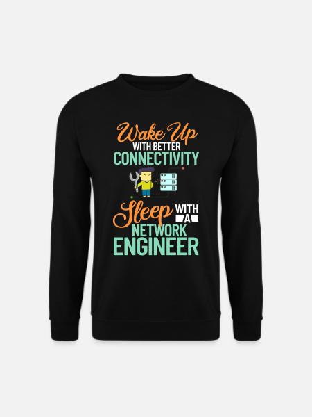 Netzwerkingenieur Network Engineer Computer - Unisex Sweatshirt - black