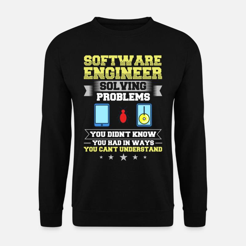 Software Engineering Softwaretechnik Ingenieur - Unisex Pullover - Schwarz